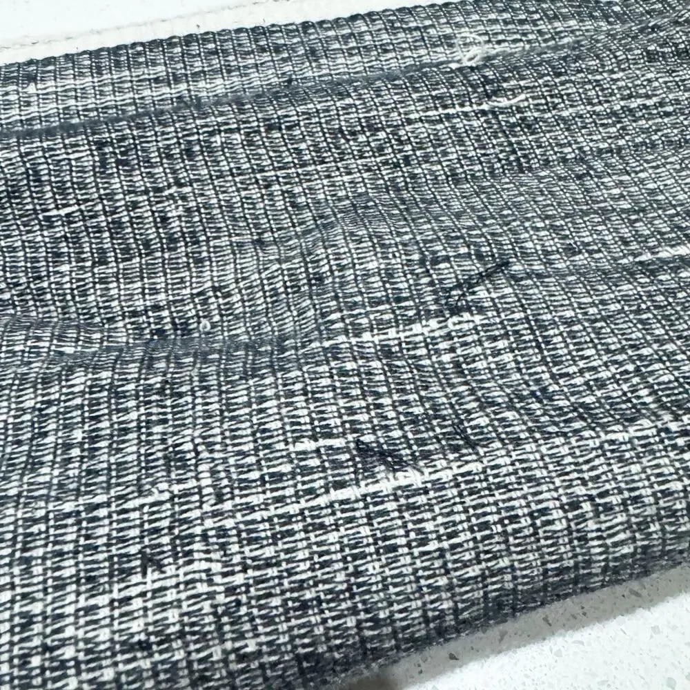 West Elm 24”x24” Blue White Silk Blend Throw Pillow‎ Cover